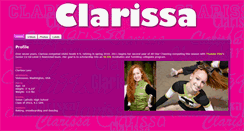 Desktop Screenshot of clarissalenz.com